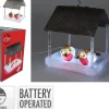 LED VALOT LINNUT JA TALO 30CM