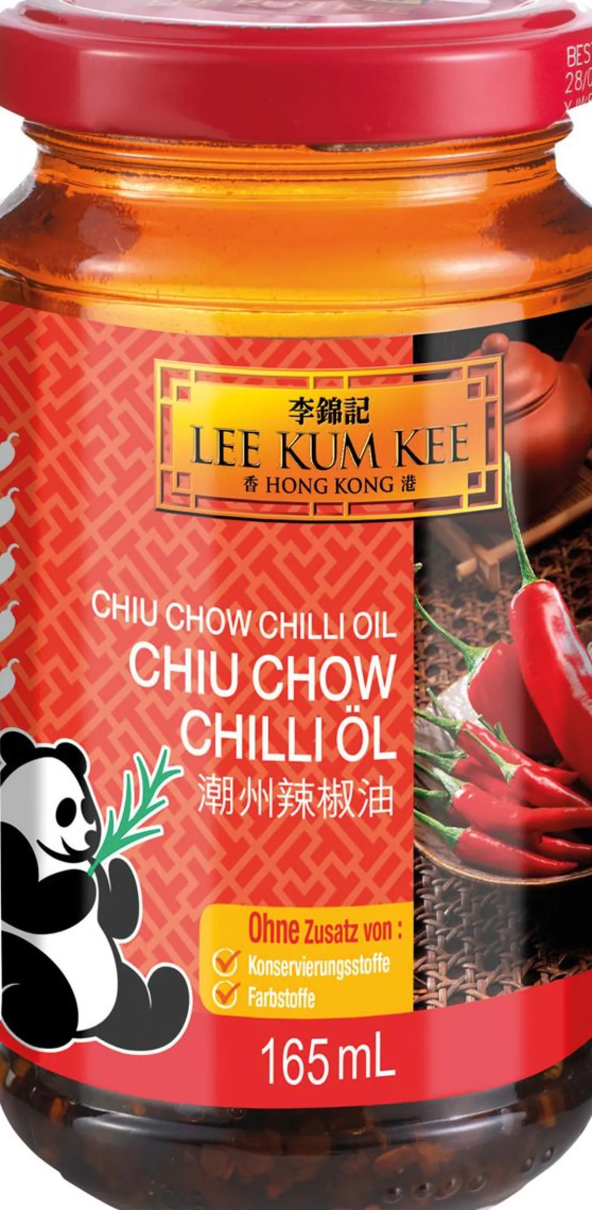 LEE KUM KEE CHILI OIL CHIU CHOW 165 ML