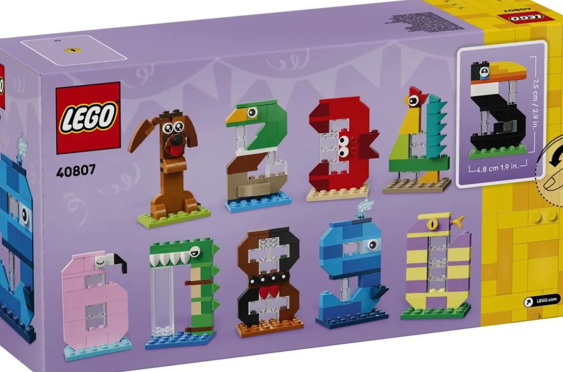 LEGO 40807 SYNTTÄRINUMEROT