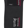 LENZ BAMBU 2-PACK SUKKA MUSTA 43-46