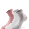 LENZ PERFORMANCE QUARTER TECH SUKKA PINKKI/HARMAA/VALKOINEN 35-