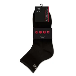 LENZ PERFORMANCE QUARTER TECH SUKKA 3-PACK MUSTA 43-46