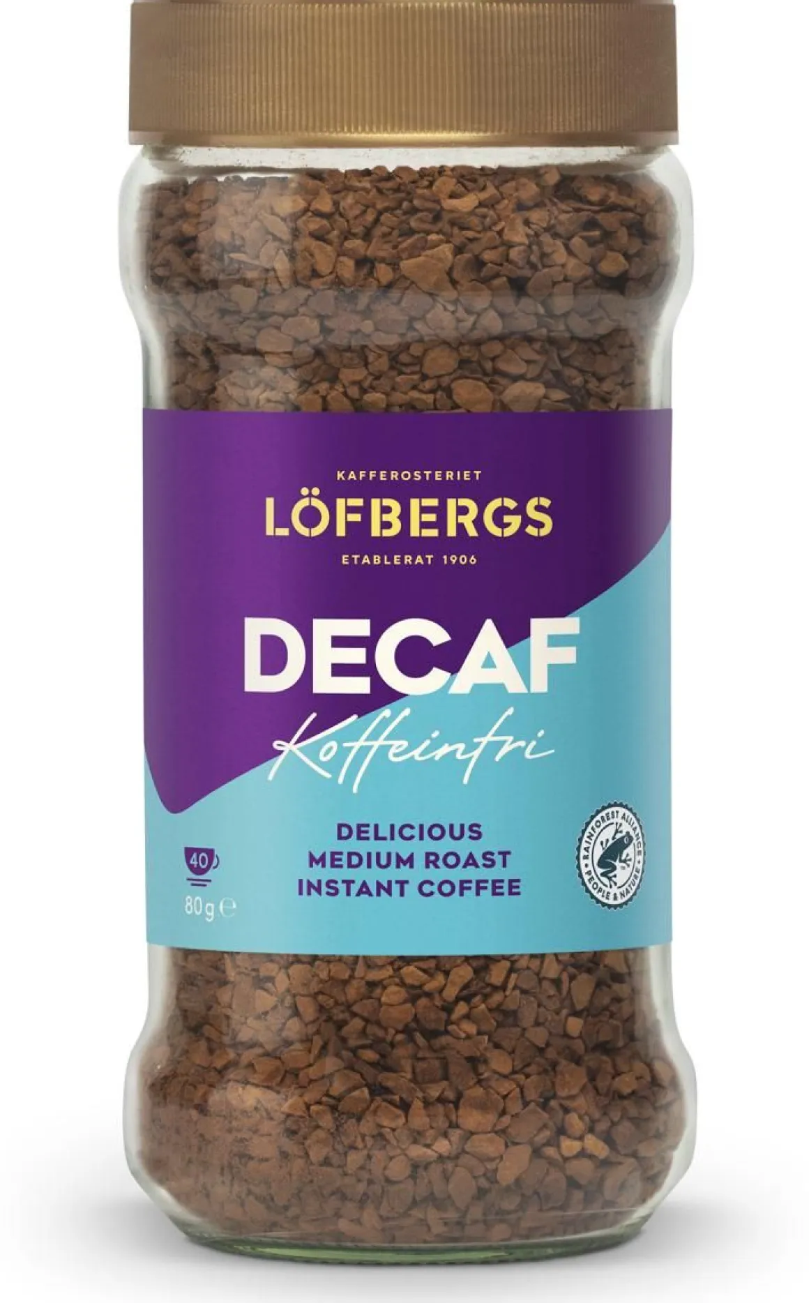 LÖFBERGS INSTANT KOFEIINITON PIKAKAHVI 80 G