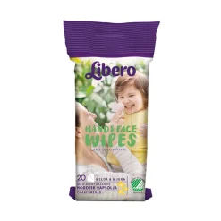 LIBERO KÄSI- JA KASVOPYYHE 20 KPL 20 KPL