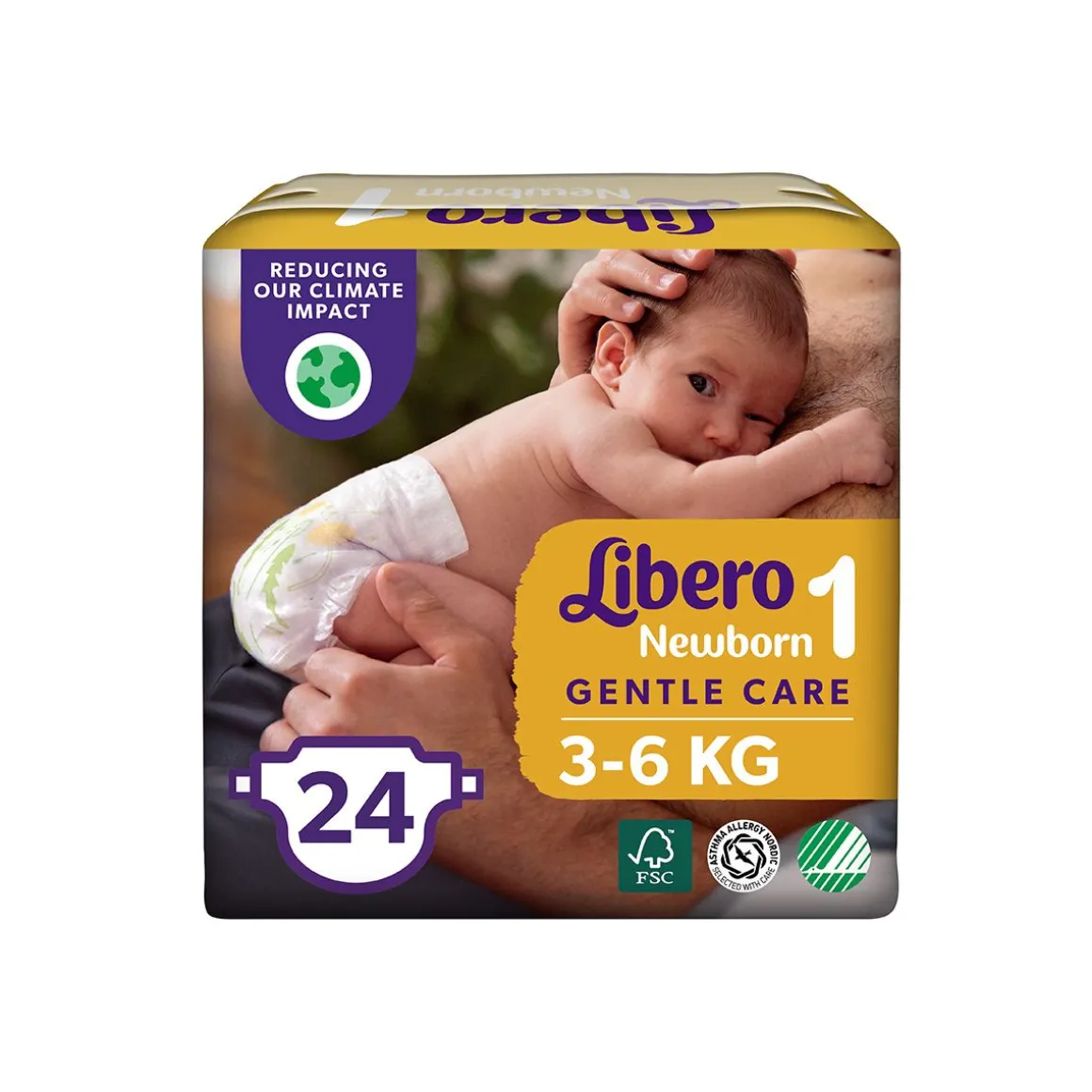 LIBERO NEWBORN TEIPPIVAIPPA KOKO 1 2-5 KG 24 KPL