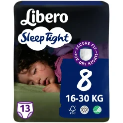 LIBERO SLEEPTIGHT 8 16-30KG 13KPL 13 KPL