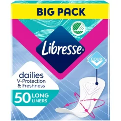LIBRESSE LONG PIKKUHOUSUNSUOJA 50 KPL