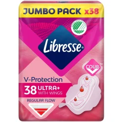LIBRESSE ULTRA+REGULAR WING 38 JUMBO 38 KPL