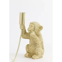 LIGHT&LIVING MONKEY PÖYTÄVALAISIN APINA KULTA 23,5CM
