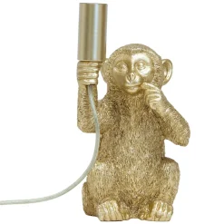 LIGHT&LIVING MONKEY PÖYTÄVALAISIN APINA KULTA 23,5CM