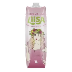 LIISA VIINIJUOMA 8% VADELMA-LIME 1L TETRA