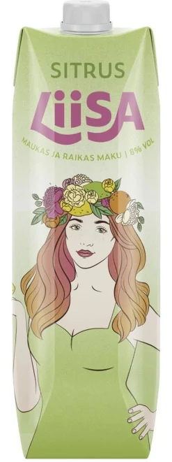 LIISA VIINIJUOMA 8% SITRUS 1L TETRA