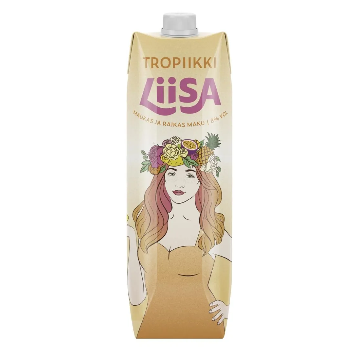LIISA VIINIJUOMA 8% TROPIIKKI 1L TETRA