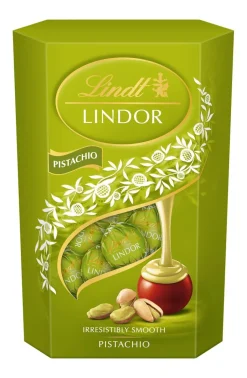 LINDT LINDOR SUKLAAKUULA PISTAASI 200 G