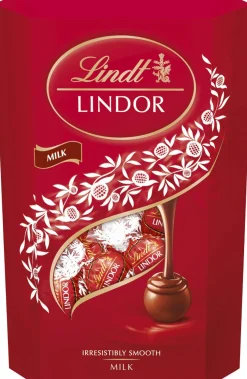 LINDT LINDOR MAITOSUKLAAKUULA  200 G