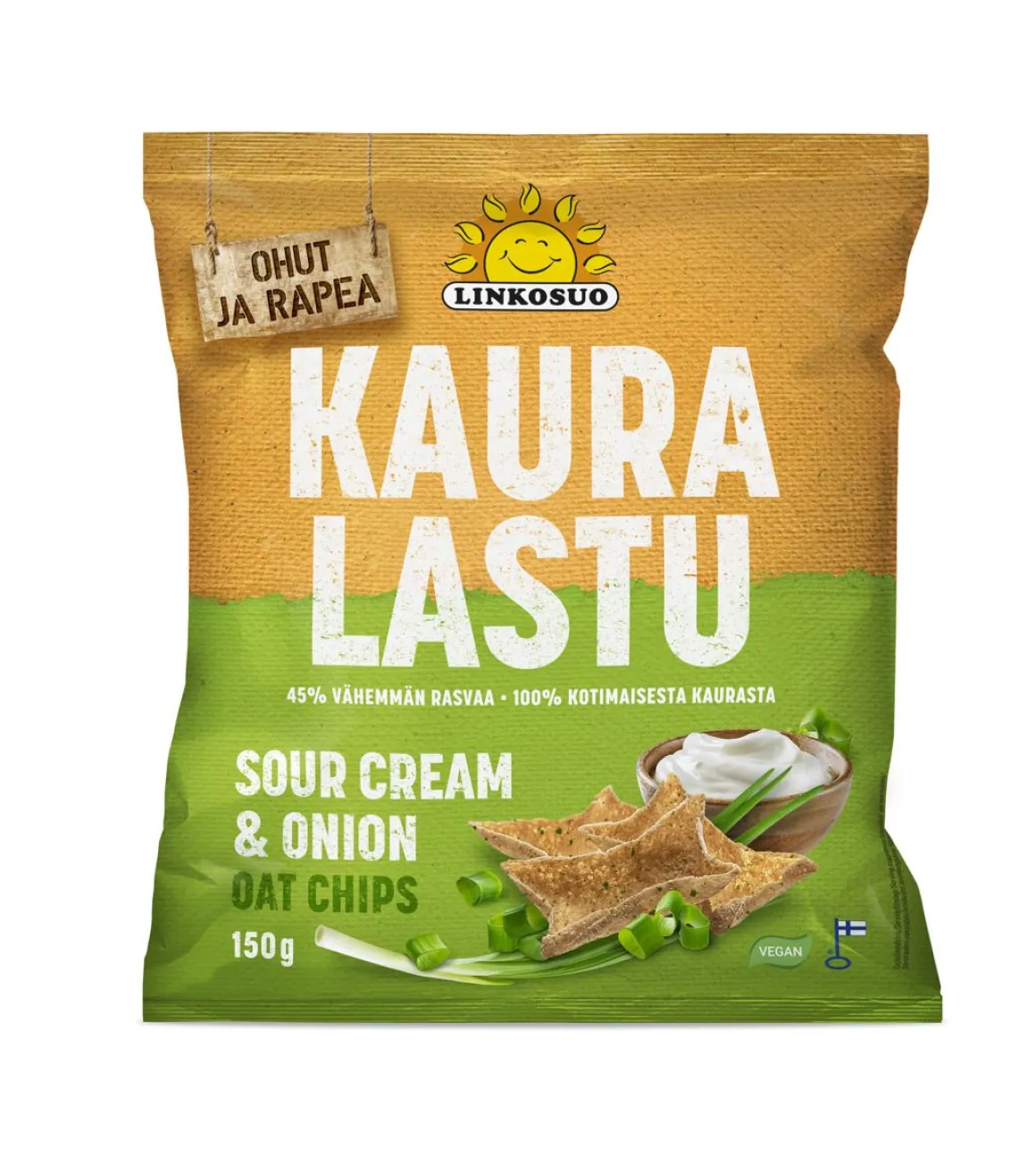 LINKOSUO KAURALASTU SOURCREAM & ONION 150 G