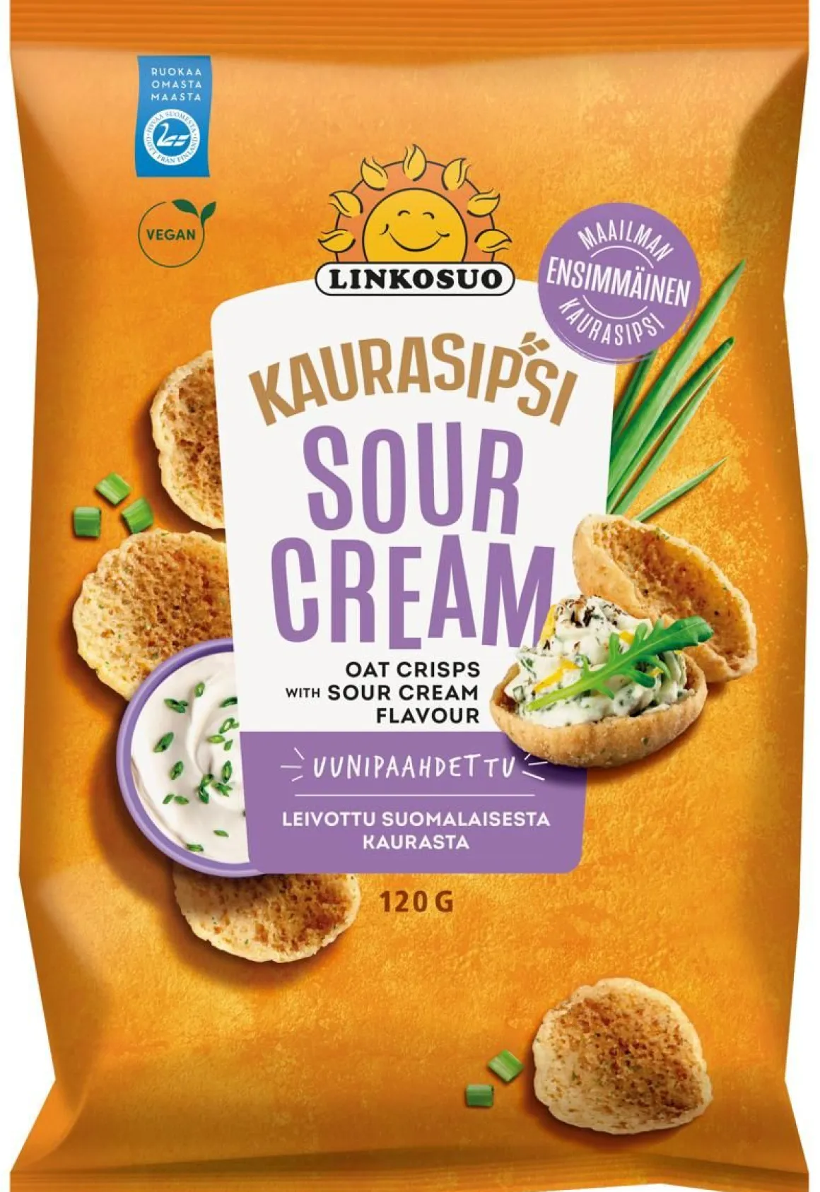 LINKOSUO KAURASIPSI SOUR CREAM 120 G
