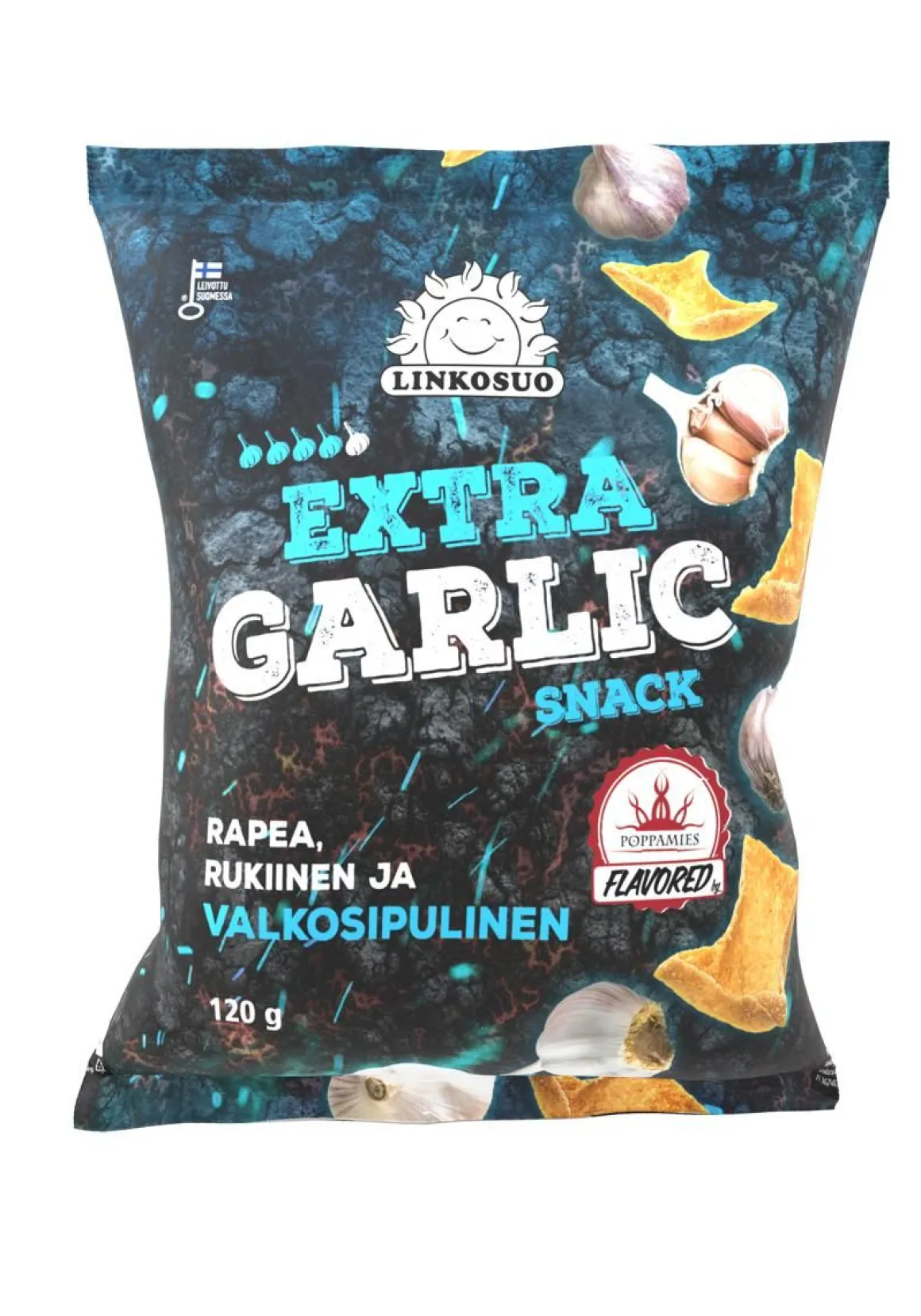 LINKOSUO X POPPAMIES EXTRA GARLIC 120 G
