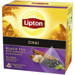 LIPTON CHAI PYRAMIDI MUSTA TEE 20PS 408 G