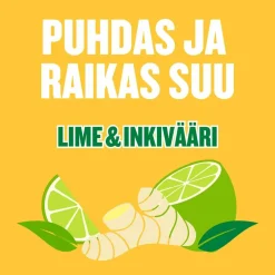 LISTERINE SUUVESI FRESH GINGER & LIME MILDER TASTE 500 ML