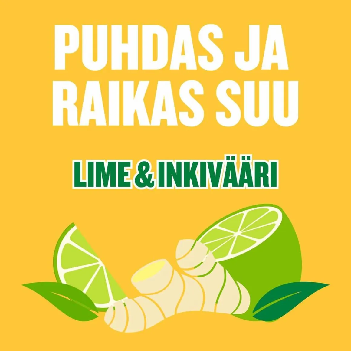 LISTERINE SUUVESI FRESH GINGER & LIME MILDER TASTE 500 ML
