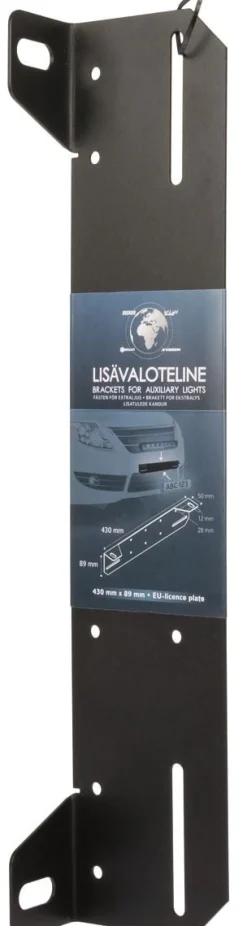 LISÄVALOTELINE REKISTERIKILVEN TAAKSE, EU KILPI, 43 CM