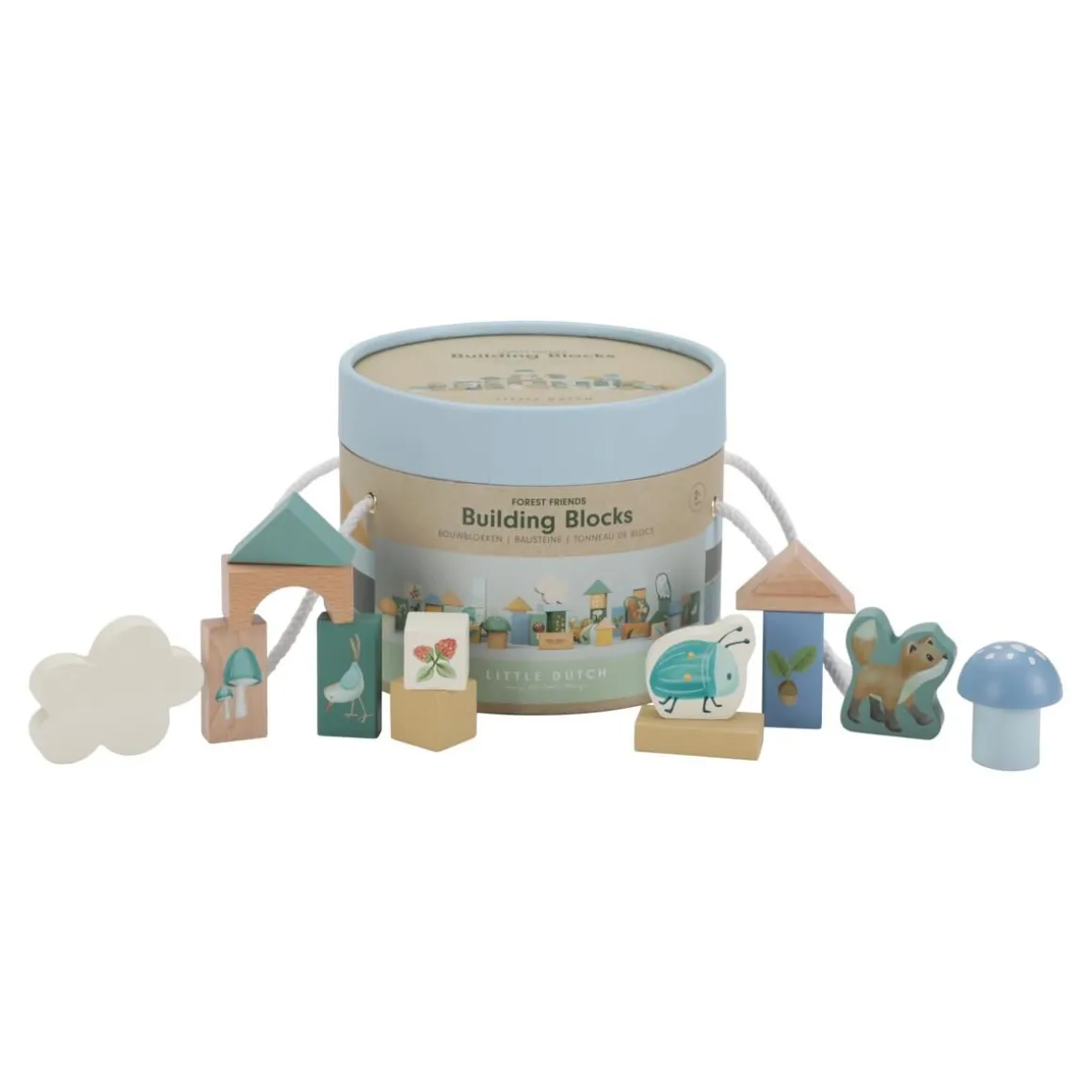 LITTLE DUTCH FOREST FRIENDS RAKENNUSPALIKAT 50KPL FSC