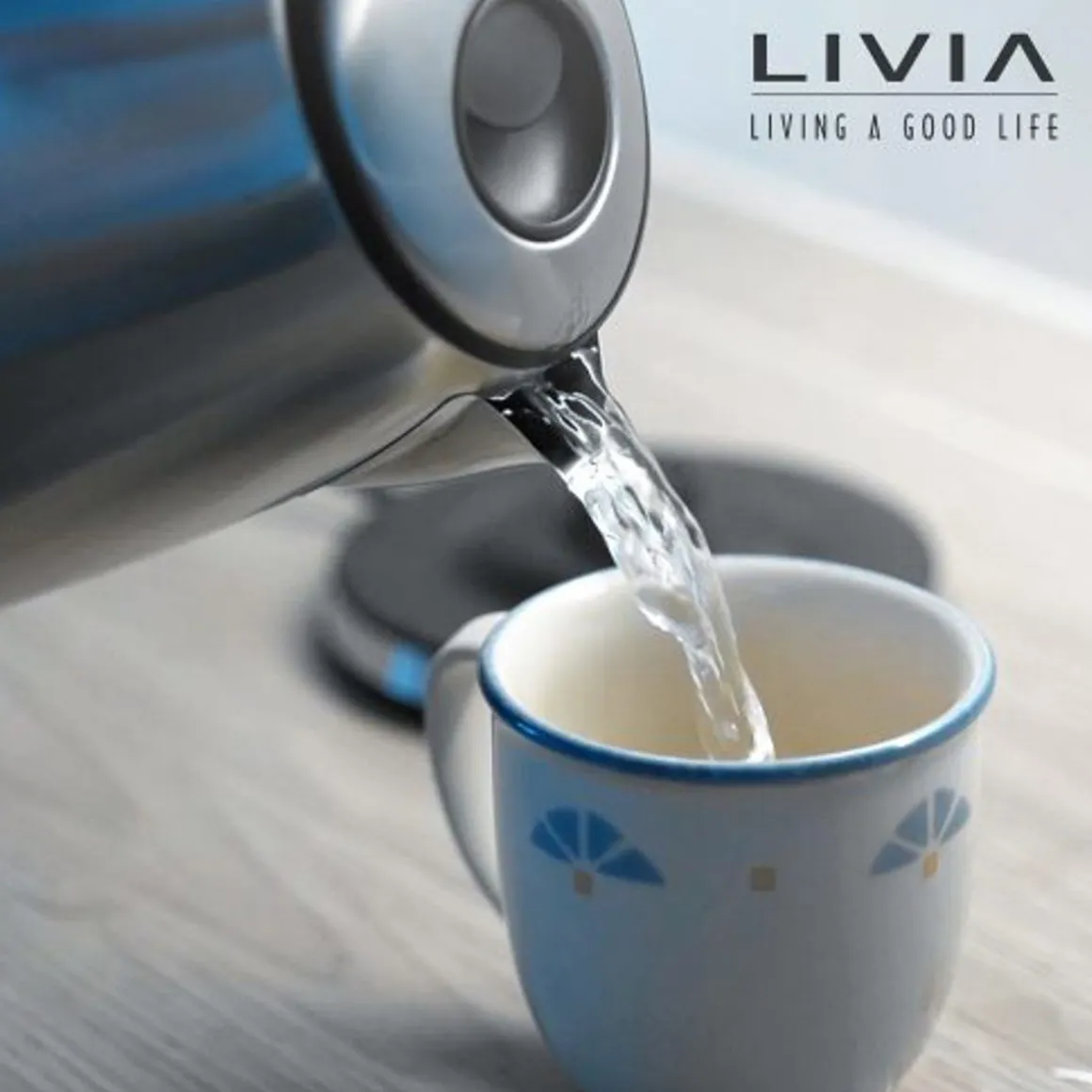 LIVIA VEDENKEITIN 1 L TERÄS