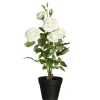 4LIVING RUUSU ISOKUKKAINEN RUUKUSSA VALKOINEN 49 CM