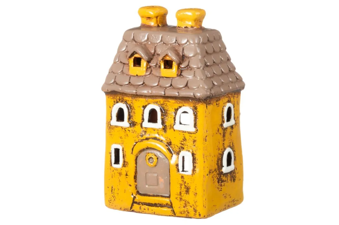 4LIVING TALOLYHTY COPENHAGEN KELTAINEN 17 CM