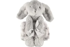 4LIVING TORKKUPEITTO BUNNY 75X100CM HARMAA