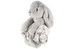 4LIVING TORKKUPEITTO BUNNY 75X100CM HARMAA