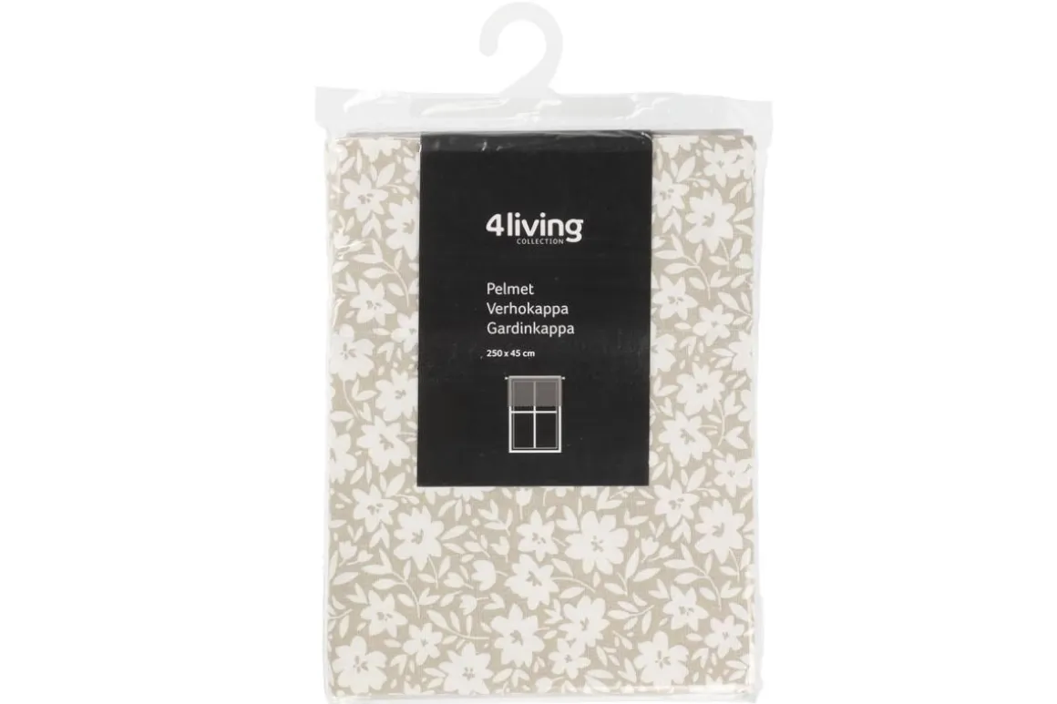 4LIVING VERHOKAPPA BLOOM 45X250CM BEIGE