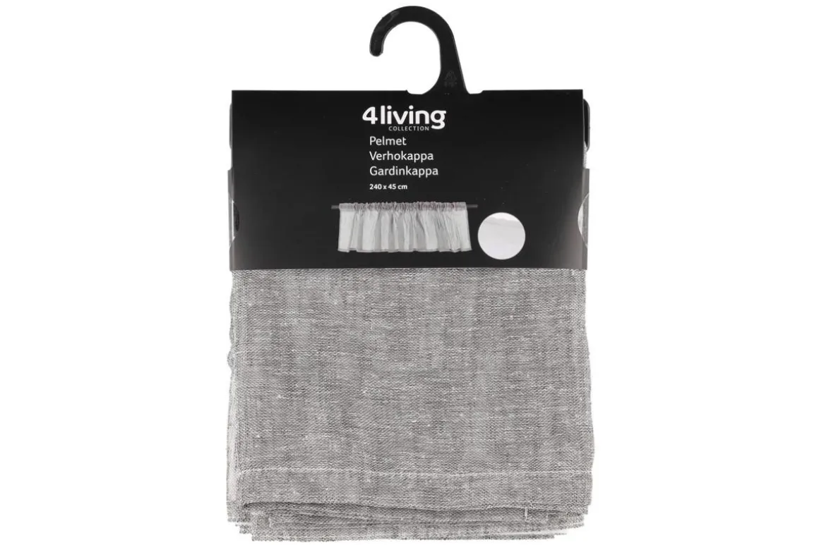 4LIVING VERHOKAPPA OLIVER 45X240CM HARMAA