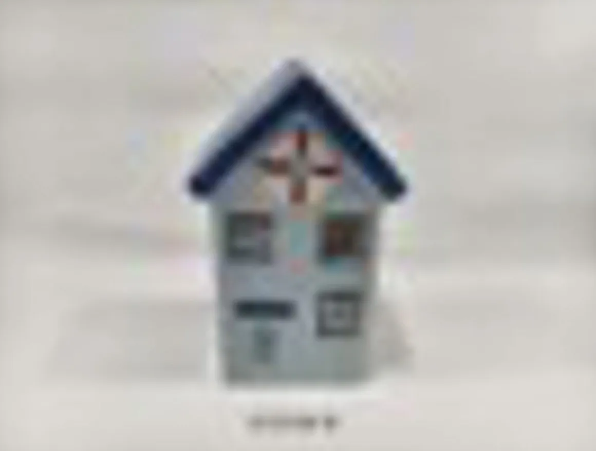 4LIVING LYHTY BEACH HUT VAALEANSININEN 20 CM