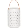 4LIVING LYHTY KERAAMINEN 24 CM VALKOINEN