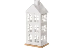 4LIVING LYHTY TALO 42 CM VALKOINEN
