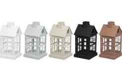 4LIVING LYHTY TALO METALLI 12,5X12,5X25 CM LAJITELMA