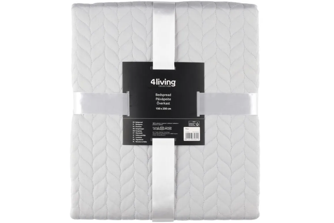4LIVING PÄIVÄPEITE MINJA 150X250 CM HARMAA