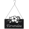 4LIVING PUUTARHAKORISTE TERVETULOA-TEKSTILLÄ