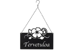 4LIVING PUUTARHAKORISTE TERVETULOA-TEKSTILLÄ