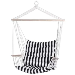 4LIVING RIIPPUISTUIN RAITAKUOSI MUSTA/VALKOINEN TOPATTU