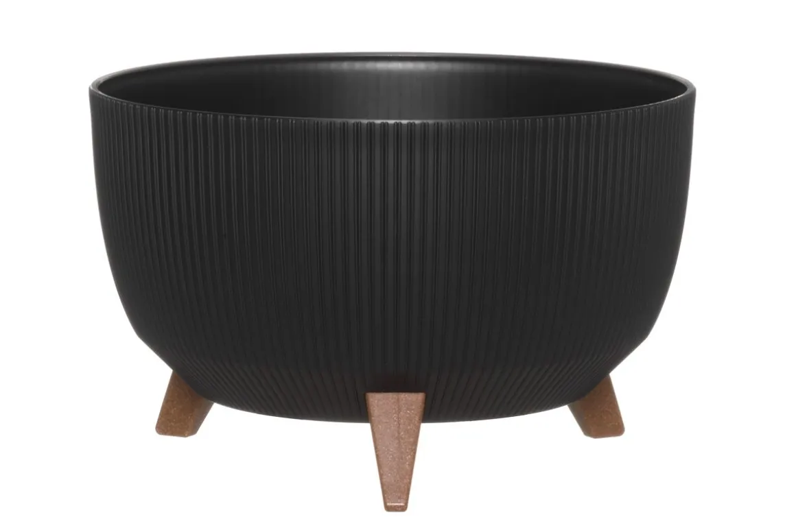 4LIVING RUUKKU ROMA LINE ECO JALALLINEN 40 CM MUSTA