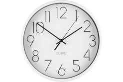 4LIVING SEINÄKELLO HOUR VALKOINEN 25 CM