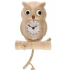 4LIVING SEINÄKELLO OWLY PUUKUVIO