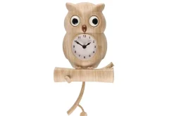 4LIVING SEINÄKELLO OWLY PUUKUVIO
