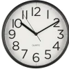 4LIVING SEINÄKELLO TIEMPO MUSTA 30CM
