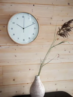 4LIVING SEINÄKELLO VANERI 31 CM