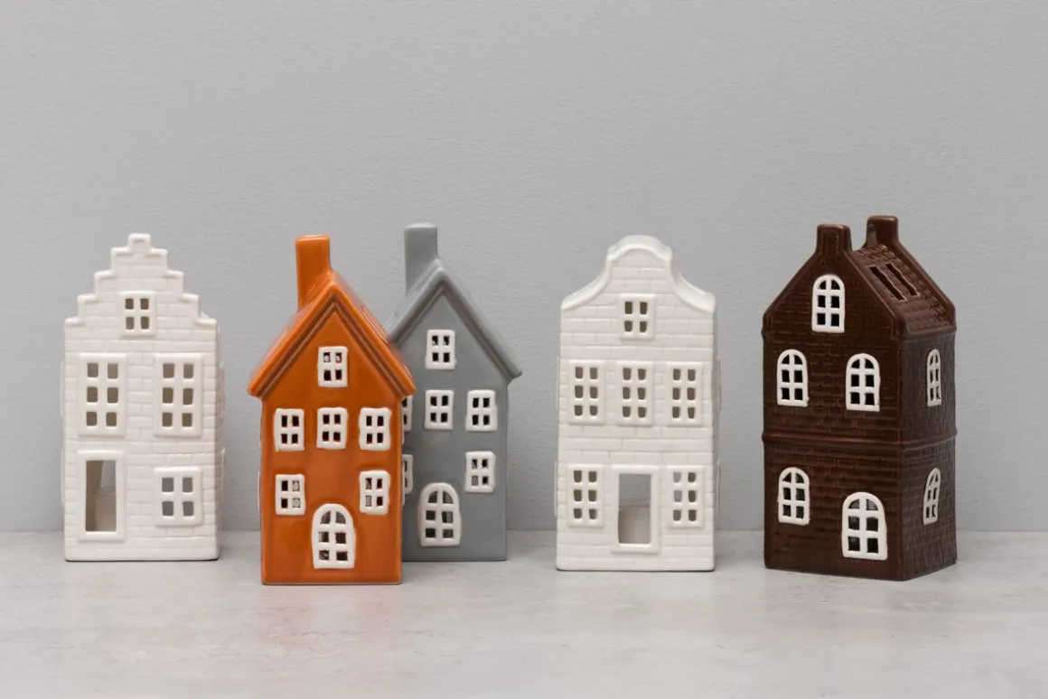 4LIVING TALOLYHTY COPENHAGEN VALKOINEN 18 CM