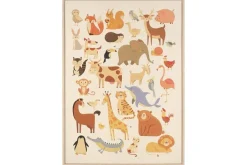 4LIVING TAULU ELÄIMET 50X70 CM